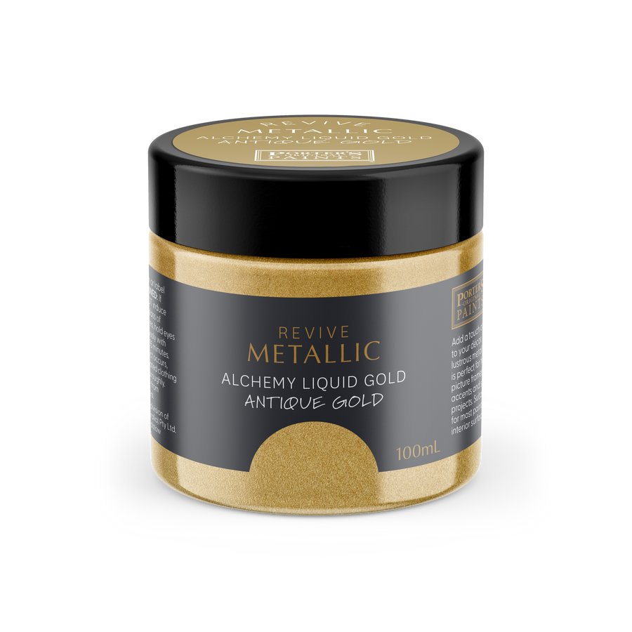 Porter's Paints 100ml Metallic Antique Gold Furniture Paint