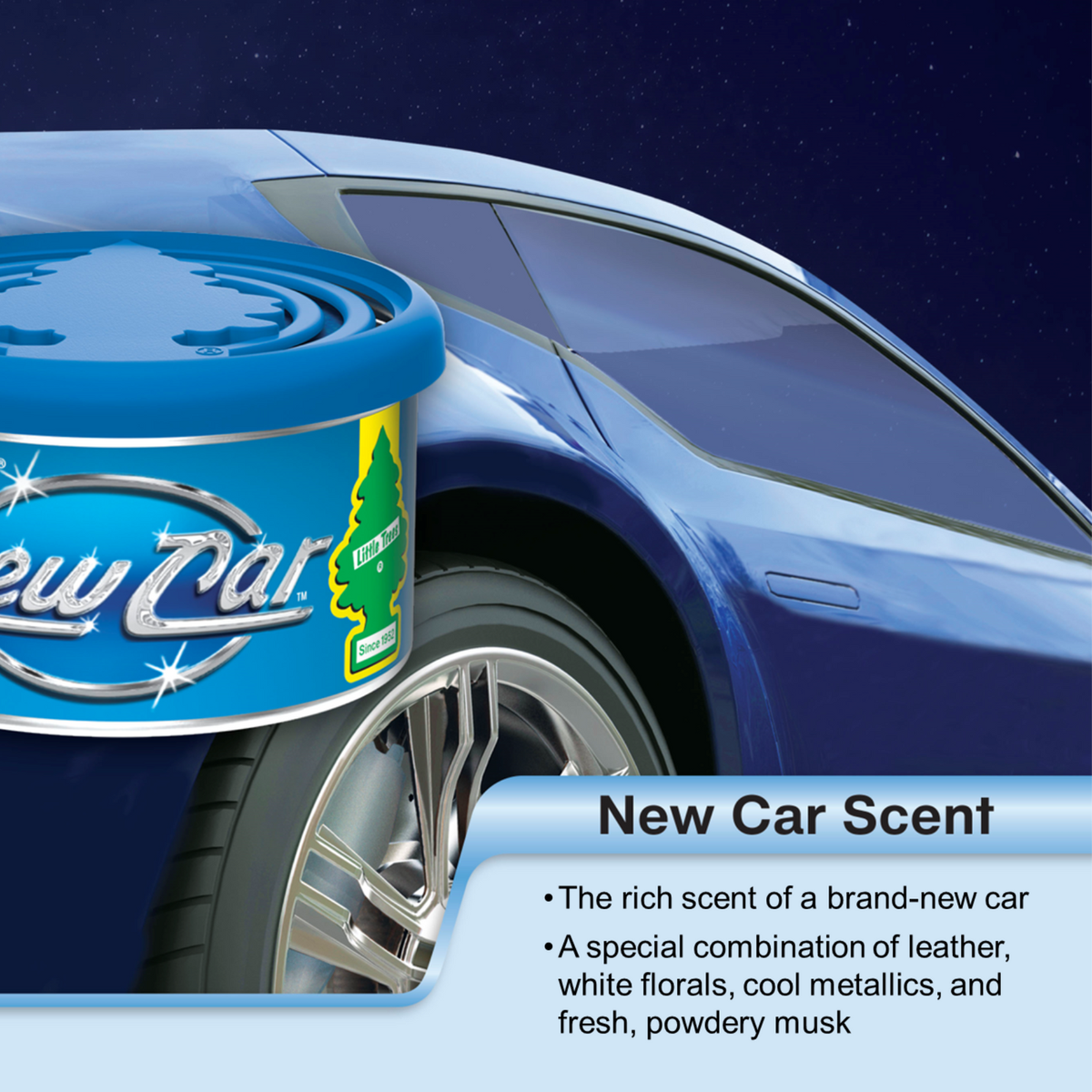 Little Trees New Car Fiber Can Air Freshener - 30g - Long-Lasting Fragrance - SuperSaverAU - view 3