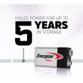 Energizer Alkaline Max 9V Battery 1 Pack - Long Lasting - Reliable Power - SuperSaverAU - view 4