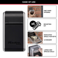 Master Lock Wall Mount Key Safe - 10 Keys - 76mm x 136mm - Durable Steel - SuperSaverAU - view 2