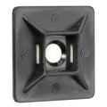 Narva 28 x 28mm Black UV Weather Resistant Cable Tie Mount 5 Pack