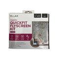 Pillar Magnetic Flyscreen Kit - 2 x 2m - Black - Insect Control - Easy Install - SuperSaverAU - view 1