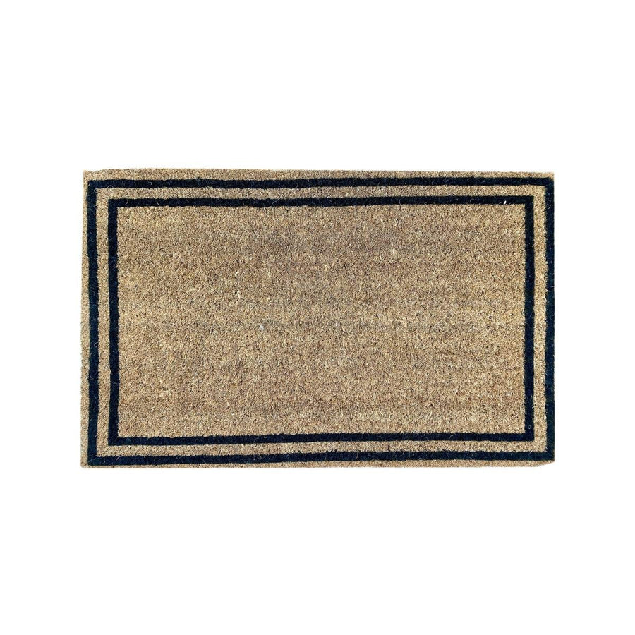 Bayliss Black Balmain Border Mat - 50 x 80cm - Durable Coconut Fibre - SuperSaverAU - view 1