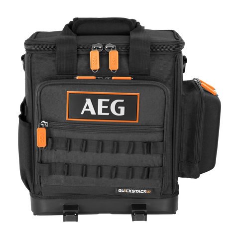 AEG Quickstack 2.0 Half Size Tool Bag - 33 Pockets - 250mm x 360mm x 380mm - SuperSaverAU - view 1