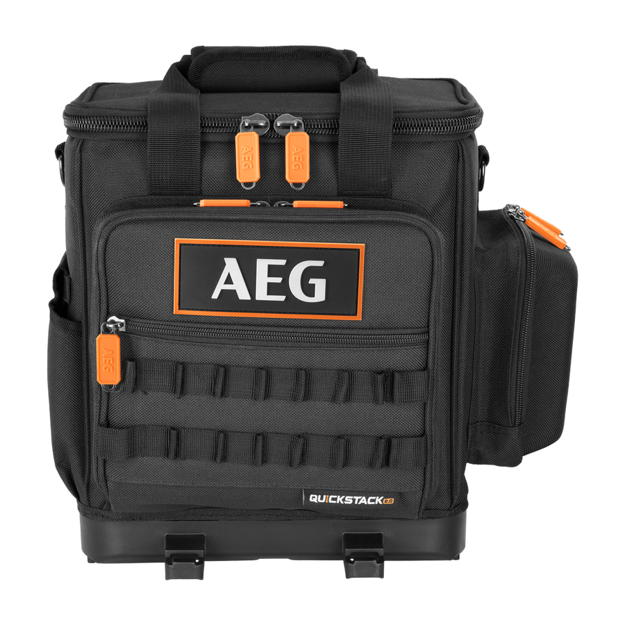 AEG Quickstack 2.0 Half Size Tool Bag - 33 Pockets - 250mm x 360mm x 380mm - SuperSaverAU - view 1