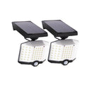 66 LED Solar Motion Sensor Light, Outdoor Wall Security Lamp with 3 Heads - view 2