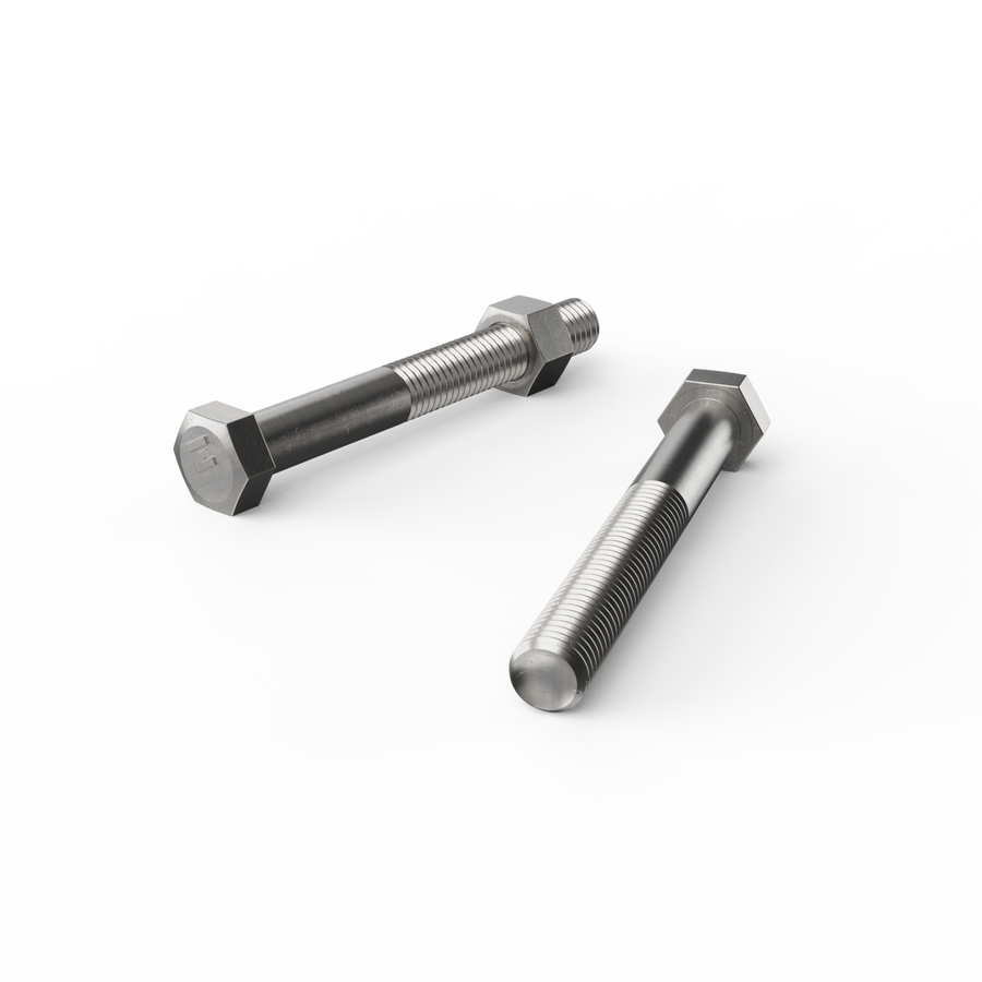 Zenith Hex Head Bolts & Nuts - M12 x 100mm - 25 Pack - Stainless Steel 304 - Rust Resistant - SuperSaverAU - view 1
