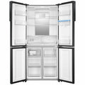 Haier 463L Quad Door Frost Free Fridge - Black - Non-Plumbed Water Dispenser - HRF516YHC