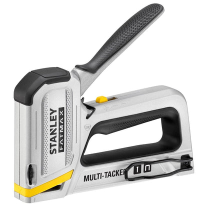Stanley Fatmax 2 in 1 Heavy Duty Multi Tacker FMHT70250-0 - 170mm x 40mm x 270mm - Easy Squeeze Technology - Anti-Jam Mechanism
