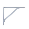 Carinya 300 x 250mm White Light Stayed Bracket, Powder Coated Steel, Multi-Orientation Wall Mount