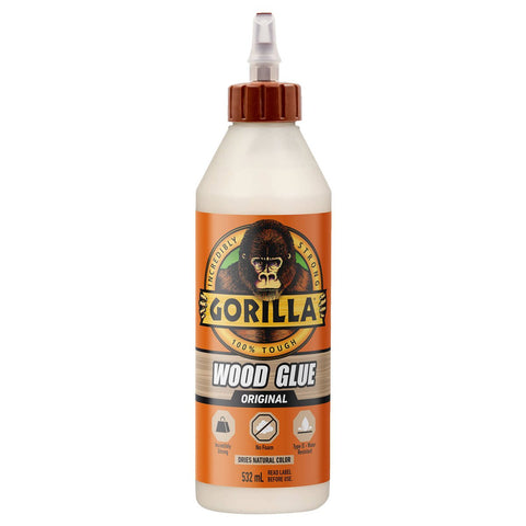 Gorilla Wood Glue 532ml High Strength Adhesive Indoor Outdoor Use - SuperSaverAU - view 1