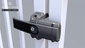 D&D Technologies LokkLatch Magnetic Gate Lock, Black, Key Lockable Both Sides, Engineered Polymer