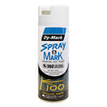 Dy-Mark Spray and Mark Paint 350g White Splatter Resistant Inverted Marking Spray