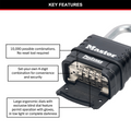 Master Lock Combination Padlock - 57mm - Zinc - Resettable - SuperSaverAU - view 3