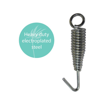 Two Trees Hammock Spring - Zinc Plated Steel - 200kg Capacity - Comfort