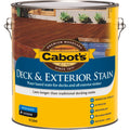 Cabot's 4L Jarrah Water Based Deck & Exterior Timber Stain, UV Resistant Waterproof