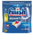 Finish Quantum Lemon Dishwashing Tablets 90 Pack - 256mm x 305mm x 120mm - Rapid Dissolving - Tough on Grease - SuperSaverAU - view 1