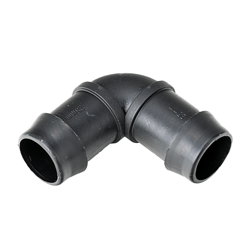 K Rain 25mm Barbed Elbow 5 Pack - Black - UV Stabilised - Irrigation - SuperSaverAU - view 1