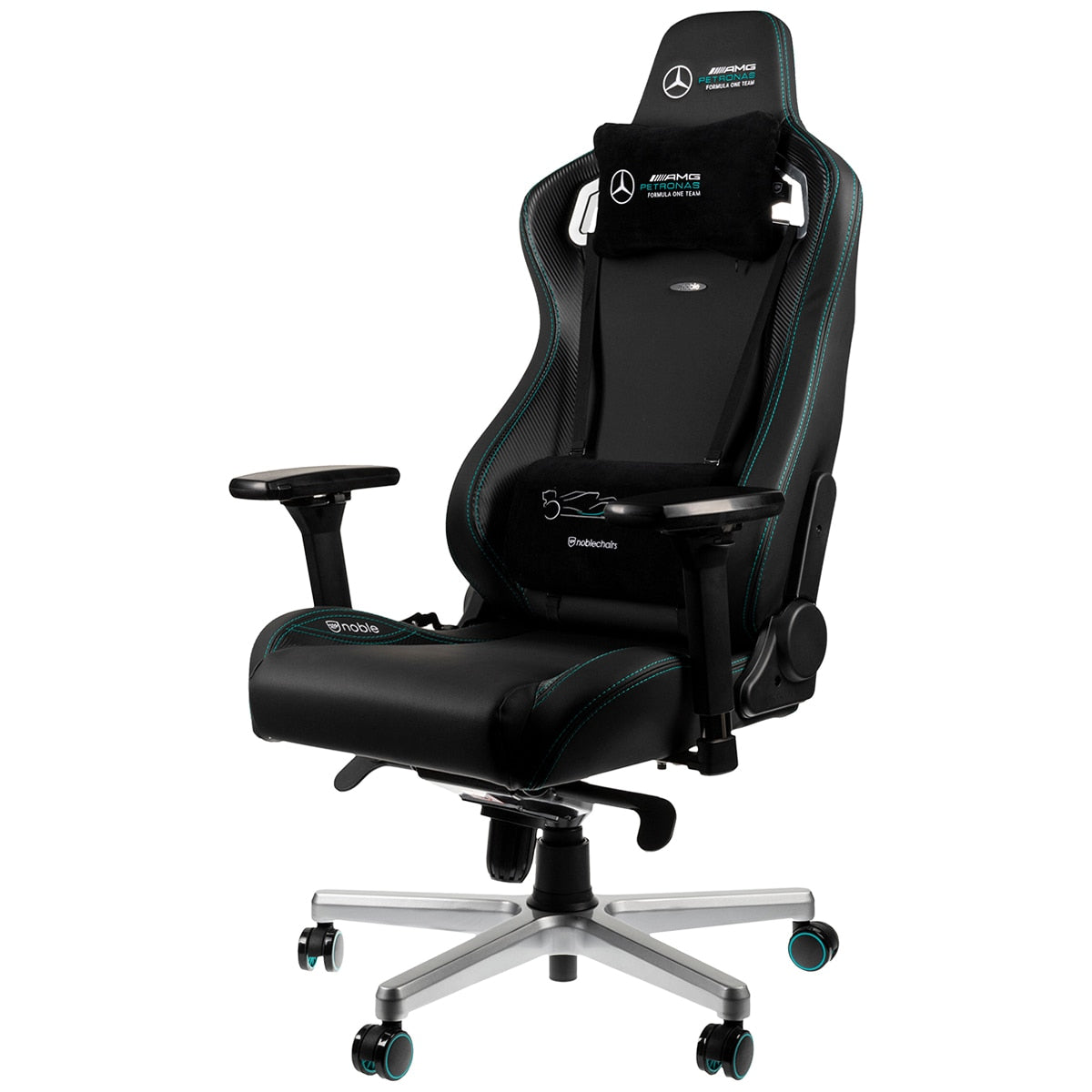noblechairs Mercedes-AMG Petronas F1 Team Office Chair - SuperSaverAU - view 2
