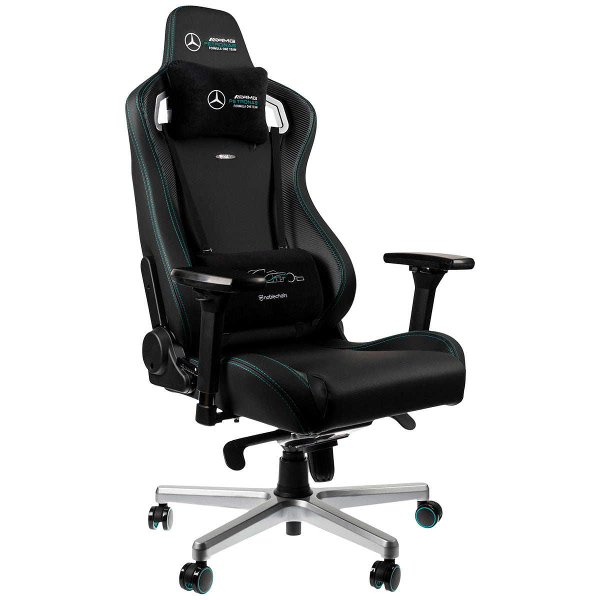 noblechairs Mercedes-AMG Petronas F1 Team Office Chair - SuperSaverAU - view 3