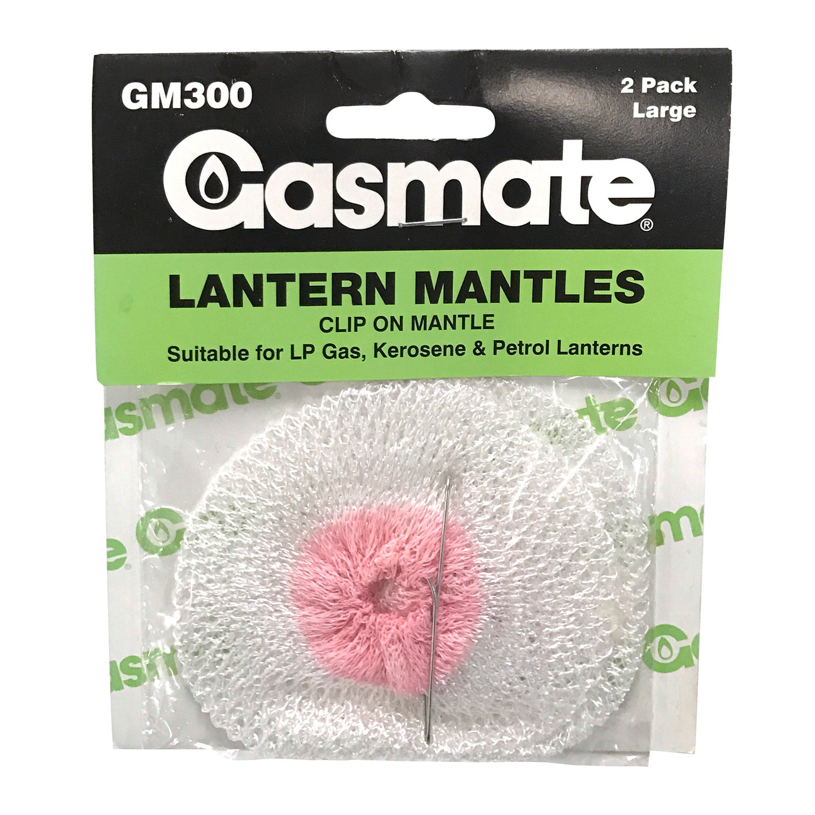 Gasmate Large Gas Lantern Replacement Mantle - 2 Pack