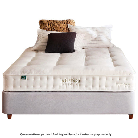 A.H. Beard Origins Populace QII medium double mattress - 5,000 Airflow Comfort Coils, wool - SILFC2MD
