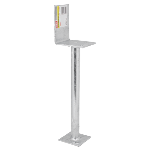 Pryda 300mm M10 Half Stirrup Post Anchor - Hot Dip Galvanised Steel - Durable - SuperSaverAU - view 1