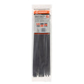 Crescent Cable Ties - 300mm x 4.8mm - Black - 25 Pack - Nylon - UV Resistant - SuperSaverAU - view 1