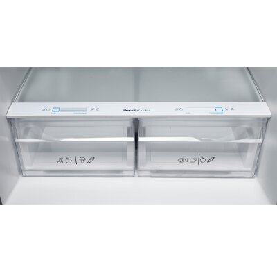Artusi 488L French Door Fridge - 84cm Wide, Stainless Steel, Frost Free, 4 Door - AFDF620X