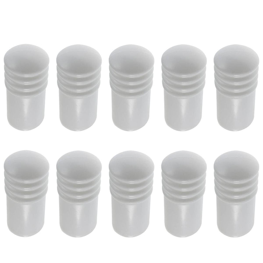 Adoored 75mm White Cushion Door Stop 10 Pack - Plastic - Wall Protection - SuperSaverAU - view 1