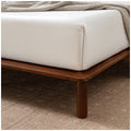 Zinus Arden Single Bamboo Bed Frame in Coffee Bean - Wooden Slats, Supportive Headboard - AU-FPWHC1ZC-08S