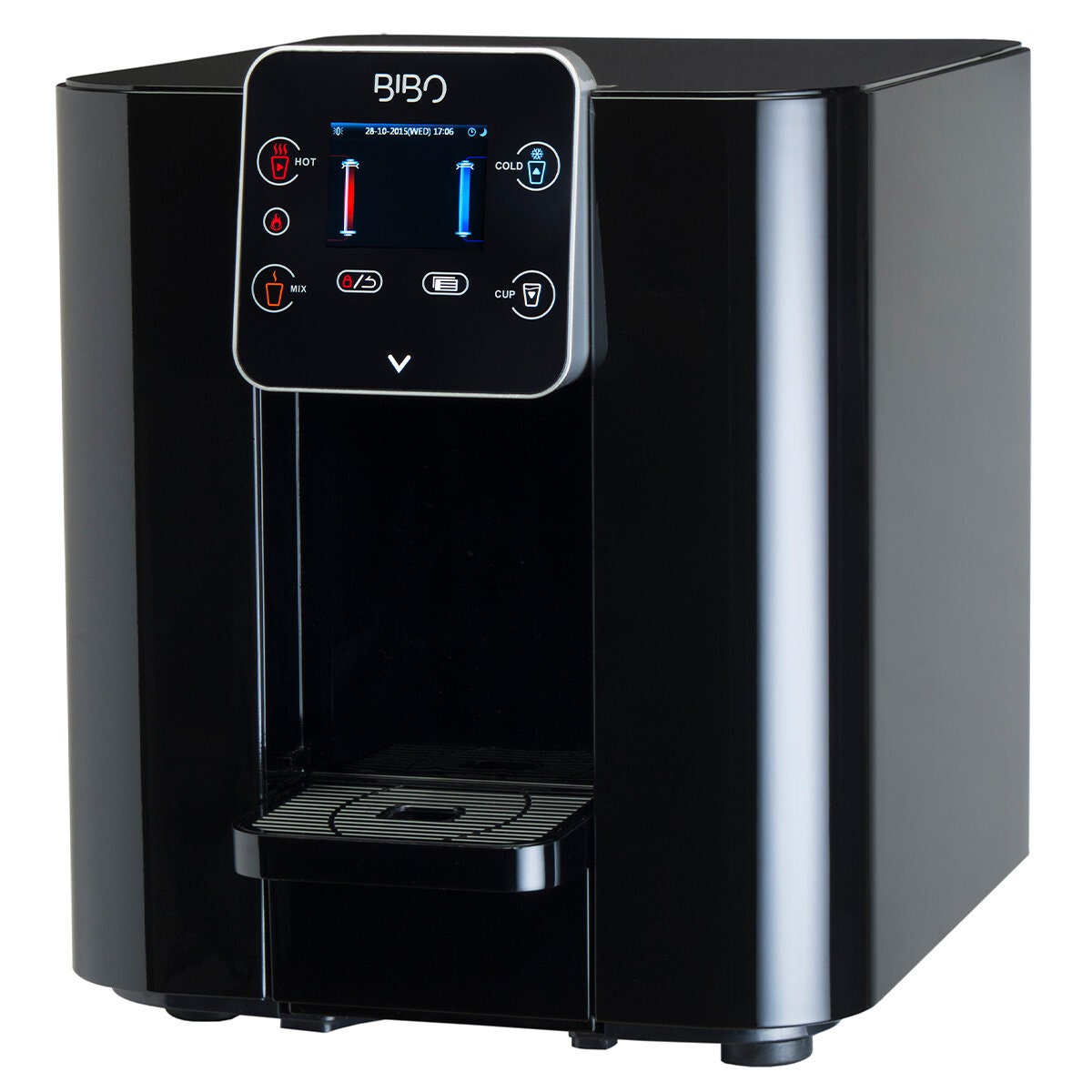 BIBO Water Bar dispenser - boiling, chilled and ambient water, multi-stage carbon filter, Black - 10112