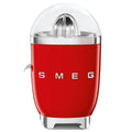 Smeg 50s Style citrus juicer - Red, stainless steel reamer and strainer, Tritan Renew bowl - CJF11RDAU