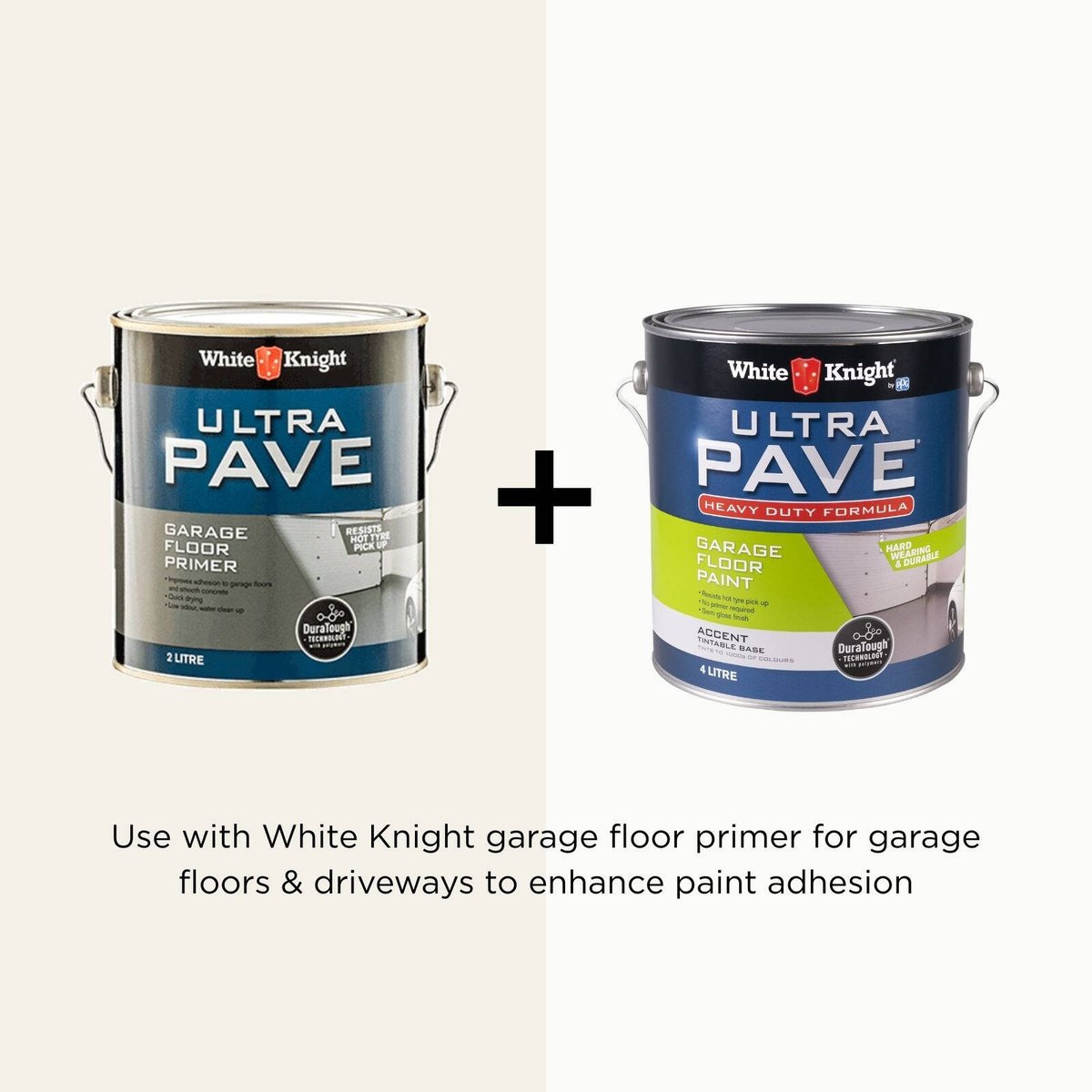 White Knight Ultra Pave 4L Garage Floor Paint - Accent - Heavy Duty - Oil Resistant - SuperSaverAU - view 5