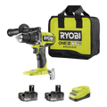 Ryobi 18V ONE+ HP High Torque Hammer Drill Kit - 2x 4Ah Batteries - 110Nm Torque - SuperSaverAU - view 1