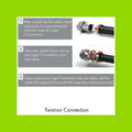 Antsig F59 Type Twist on Plug RG59 Cable - Tool-less Installation - 5mm x 14mm x 6mm - SuperSaverAU - view 2