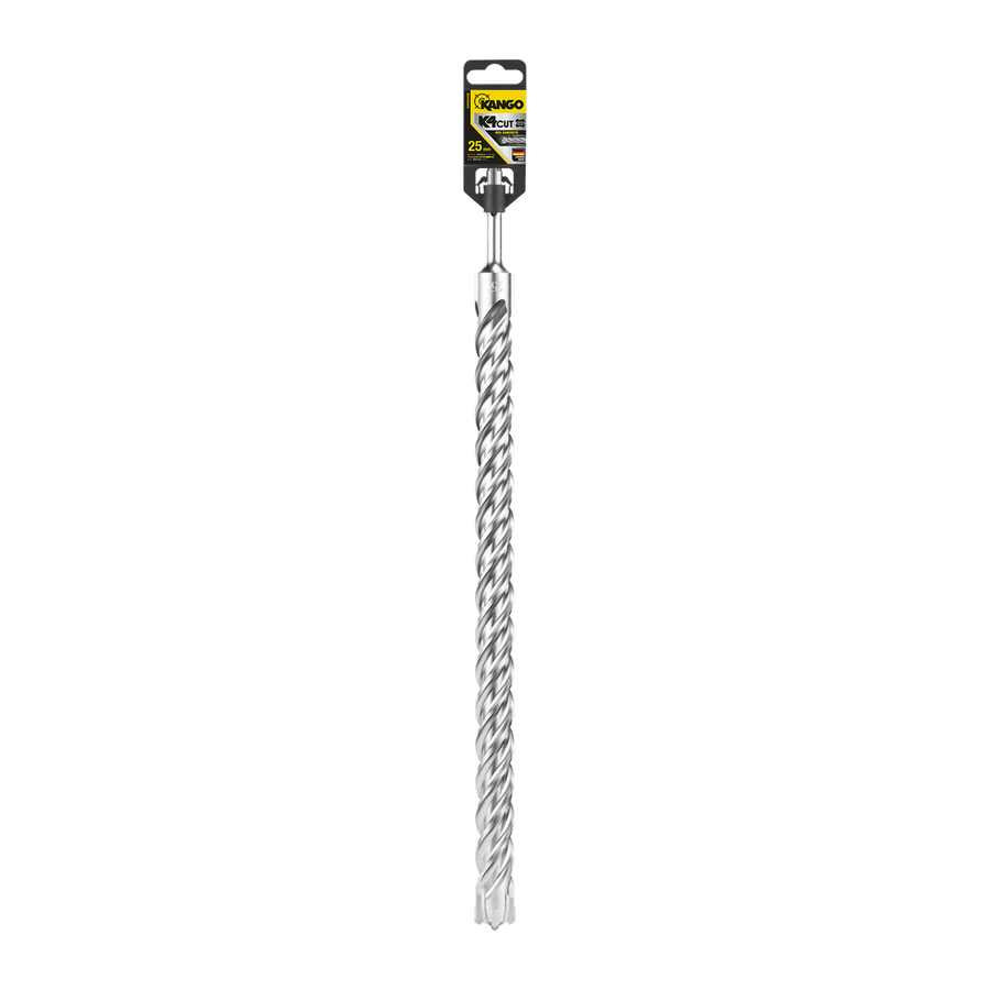Kango SDS Plus Drill Bit - 25mm x 450mm - Solid Carbide - Low Vibration - SuperSaverAU - view 1