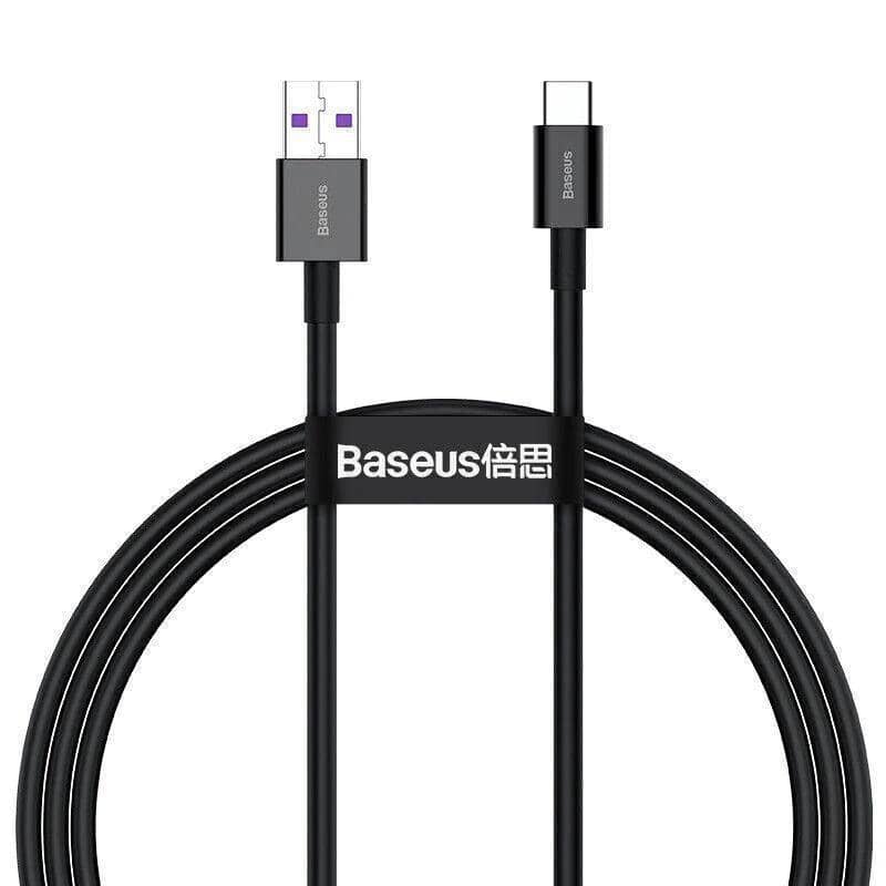 66W USB to Type-C Fast Charging Cable - 1 m, Pack of 2