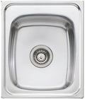Oliveri Single Bowl Topmount Sink - 304 Grade Stainless Steel, 21L Bowl, Basket Waste Included - 440