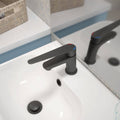 Homecare By Caroma Basin Mixer - Black Matte - Lead-Free Brass - 40mm x 150mm x 175mm - SuperSaverAU - view 5