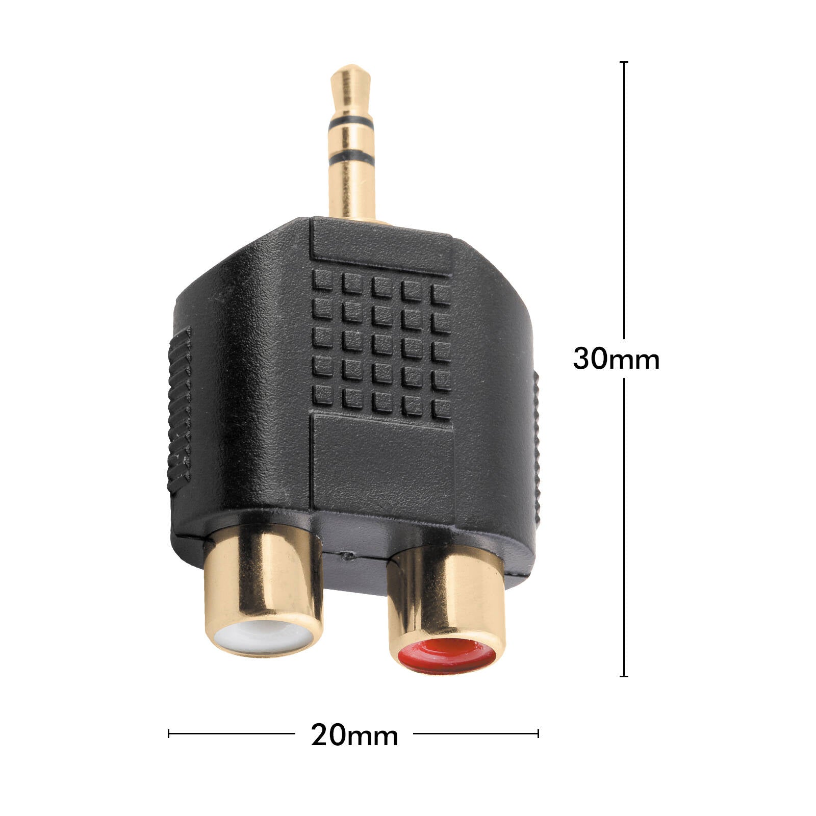 Antsig 3.5mm Plug to Dual RCA Audio Adaptor Indoor