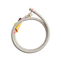 Gasmate 1200mm 3/8" BSPT to 5/8" UNF (3/8" SAE) Braided Gas Hose