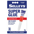Selleys 3g Super Glue Adjustable Gel - 30 Seconds Bonding - 14mm x 160mm - SuperSaverAU - view 1