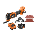 AEG 18V Fusion Multi Function Tool Kit - 4Ah Battery - 158mm x 147mm x 368mm - SuperSaverAU - view 1