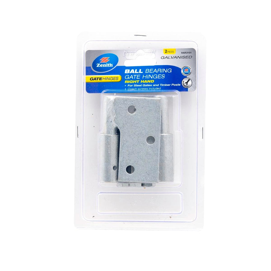 Zenith Gate Hinge - Right Hand - 2 Pack - Galvanised Steel - Durable - SuperSaverAU - view 1