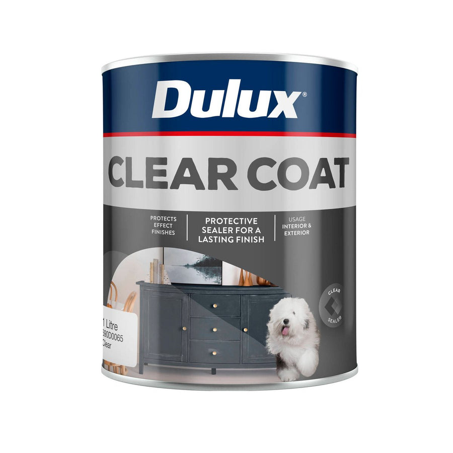 Dulux Design Clear Top Coat - 1L - Clear - Gloss Finish - SuperSaverAU - view 1