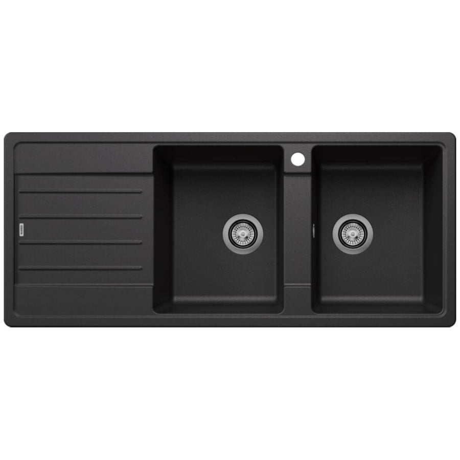 Blanco Legra 8S double bowl topmount sink - left hand drainer - Silgranit Anthracite - 528070