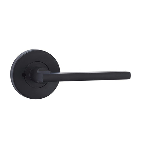 Lemaar Black Orba Privacy Set - 65mm - Zinc - Electroplated Finish - SuperSaverAU - view 1