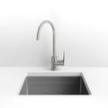Phoenix Brushed Nickel Bailey Sink Mixer - 360° Swivel Spout - Lead-Free Brass - 99mm x 370mm x 237mm - SuperSaverAU - view 3