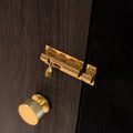 Taskmaster 50mm Polished Brass Barrel Bolt - Solid Brass Security Solution - SuperSaverAU - view 4